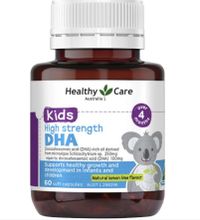 Viên uống bổ não, tim, mắt DHA Kids Healthy Care (Chai 60 viên)