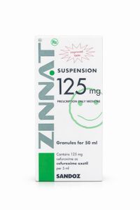 Thuốc cốm kháng sinh Zinnat Suspension 125 (Chai 50ml)