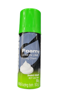 Bọt cạo râu Hương Chanh Gillette Foamy Lemon Lime (Chai nhỏ)