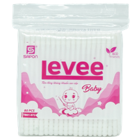 Tăm bông Levee trẻ em (Gói 80 que)