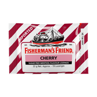 Kẹo ngậm con tàu Fisherman's Friend vị cherry đỏ (Gói 19 viên ngậm)