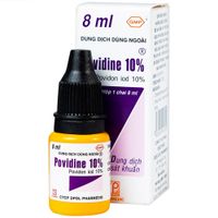 Dung dịch sát khuẩn Povidine 10% Pharmedic (Chai 8ml)