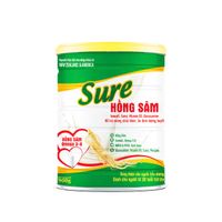 Sữa bột Sure Hồng Sâm Tân Việt Pháp (Hộp 900 gram)