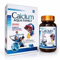 Viên uống bổ xung canxi Calcium Aqua Family Dược Phẩm HN (Chai 30 viên)