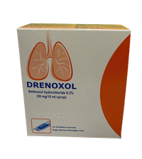 Siro loãng đờm Drenoxol Ambroxol 30mg/10ml Faes Farma (Hộp 20 ống)