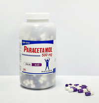 Thuốc giảm đau, hạ sốt Paracetamol 500 Cửu Long (Chai 500 viên)