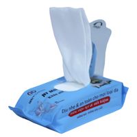 Khăn ướt Mini Như Ý Ny Mini Wipes Hoạt Hình (Gói 8 tờ)