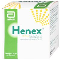 Thuốc trị suy tĩnh mạch Henex 500 (Hộp 100 viên)