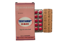 Viên uống bổ sung vitamin Trivitamin HT B1-B6-B12 (Hộp 100 viên)