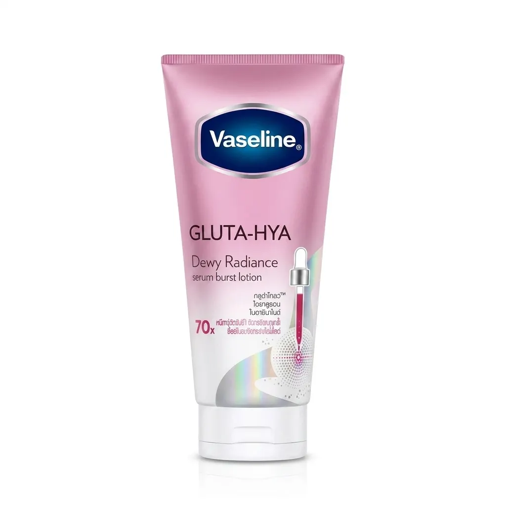 Dược Mỹ Phẩm Sữa Dưỡng Thể Vaseline Gluta-Hya 70X/10X Dewy Radiance 300ml (CBMP Bộ Y Tế)