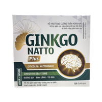 Viên uống bổ não Ginkgo Natto Plus Vinaphar (Hộp 100 viên)