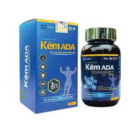 Hỗ trợ tăng cường đề kháng Kẽm Gluconate ADA (Chai 30 viên)