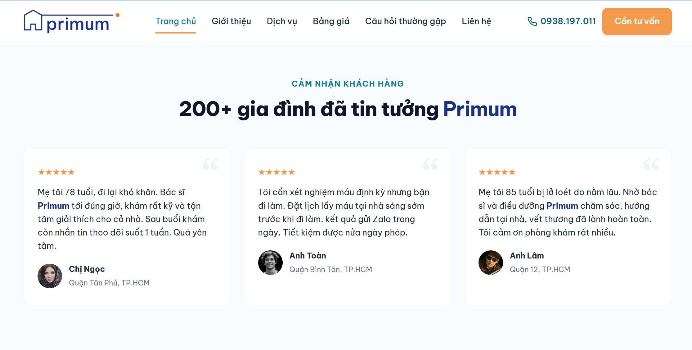 Phòng khám chuyên khoa nội Primum - Khám bệnh, xét nghiệm lấy mẫu tại nhà 6