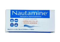 Thuốc chống say tàu xe Nautamine (Hộp 80 viên)