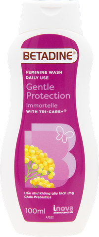 Dung dịch vệ sinh phụ nữ Betadine Gentle Protection tím (Chai 250ml)