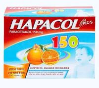 Thuốc giảm đau, hạ sốt Hapacol 150 (Hộp 24 gói 0.9gram)