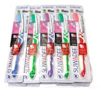 Bàn chải đánh răng lông mềm cao cấp nano Silver 4D Suwadee (Cái)
