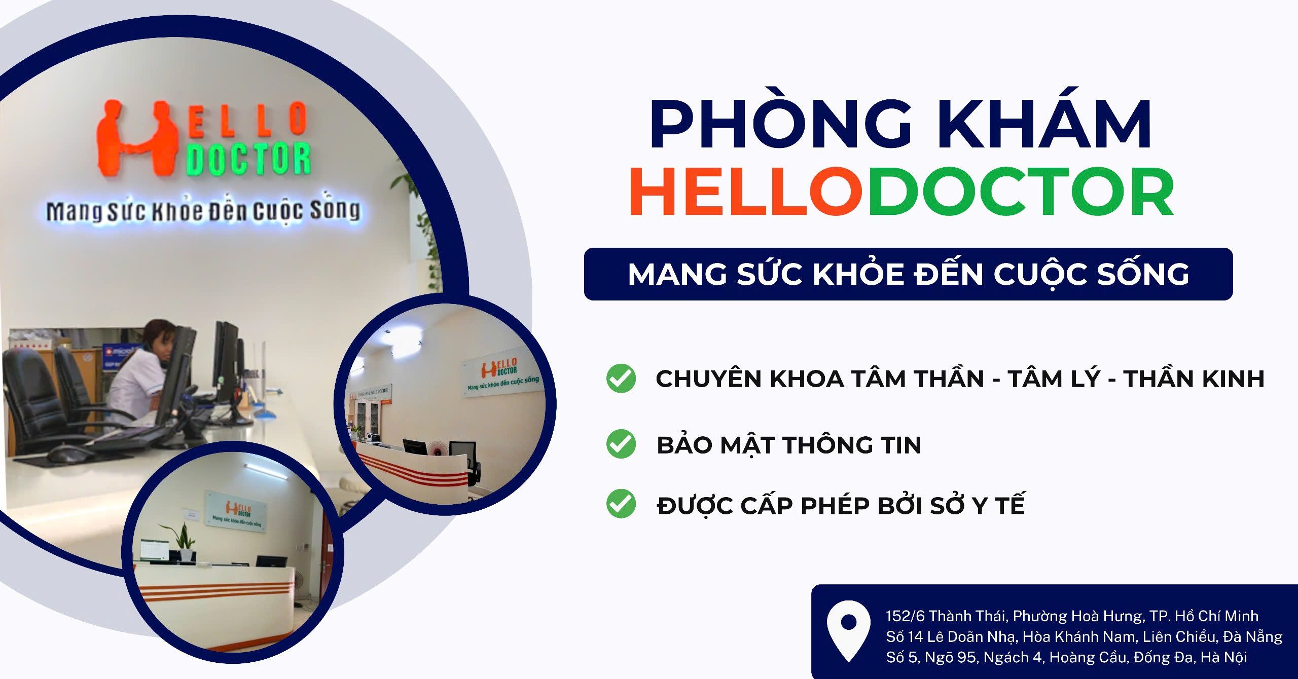 Phòng khám Nội tổng hợp - Sức khoẻ tâm thần & tâm Lý SKTT (Hello Doctor) 6