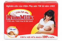 Cốm lợi sữa Mummilk + yến sào Good Health Việt Nam (Hộp 20 gói)