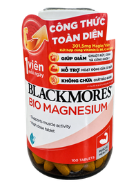 Viên uống bổ sung magnesi Blackmores Bio Magnesium (Chai 100 viên)