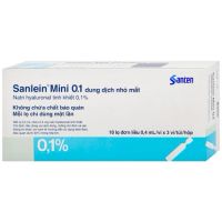Thuốc nhỏ mắt Sanlein Mini 0.1% (Hộp 30 ống)