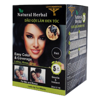 Dầu gội giúp đen tóc Herbal (Hộp 10 gói)