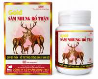 Viên uống bổ thận Gold Sâm Nhung Bổ Thận TW3 (Hộp 30 viên)