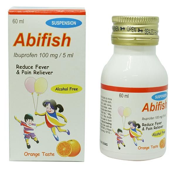 Abifish ibuprofen 100mg/5ml pt.sunthi sepuri (c/60ml)