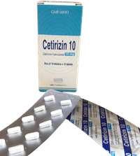 Thuốc chống dị ứng Cetirizin 10 Pharimexco (Hộp 100 viên)