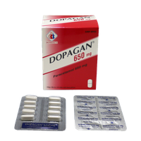 Thuốc giảm đau, hạ sốt Dopagan 650 (Hộp 100 viên)