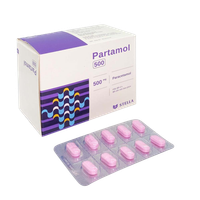 Thuốc giảm đau, hạ sốt Partamol 500 (Hộp 100 viên)