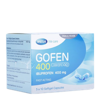 Thuốc giảm đau, hạ sốt Gofen 400 (Hộp 50 viên)