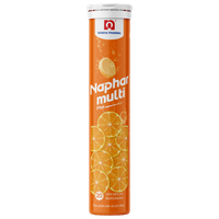 Viên sủi bổ sung vitamin Naphar-Multi Plus (Tuýp 20 viên)