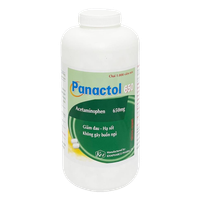 Thuốc giảm đau, hạ sốt Panactol 650 (Chai 1000 viên)