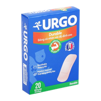 Băng cá nhân vải Durabl Urgo độ dính cao (Hộp 20 miếng)