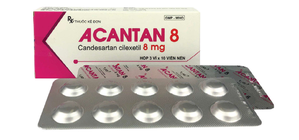 Acantan 8 Candesartan 8mg An Thiên (h/30v)