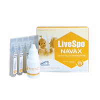Dung dịch vệ sinh tai mũi họng Livespo navax ab biotics (Hộp 5 ống + bình nhỏ giọt)
